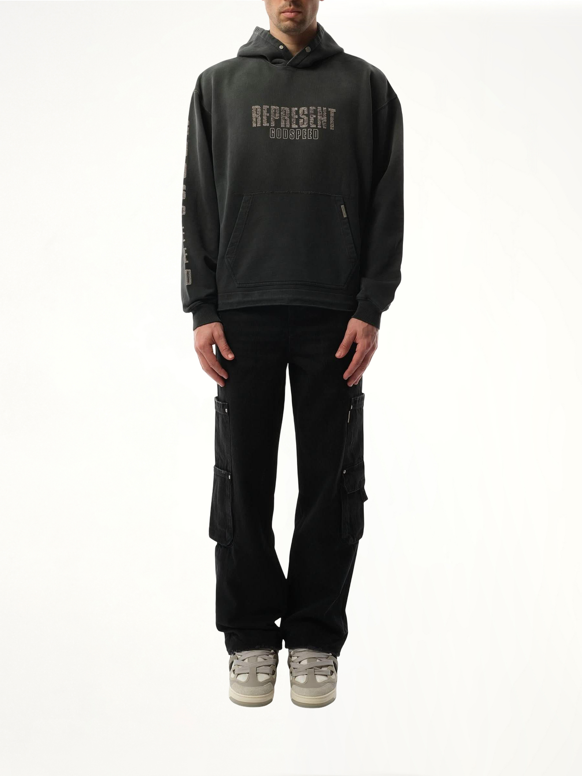 Godspeed Hoodie in Aged Black