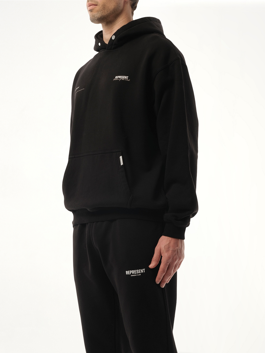 Patron of the Club Hoodie in Black