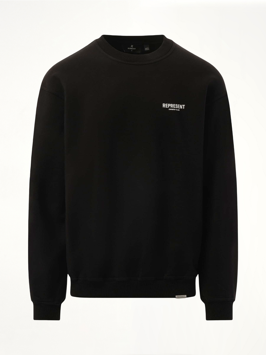 Represent Owners Club Sweatshirt in Black
