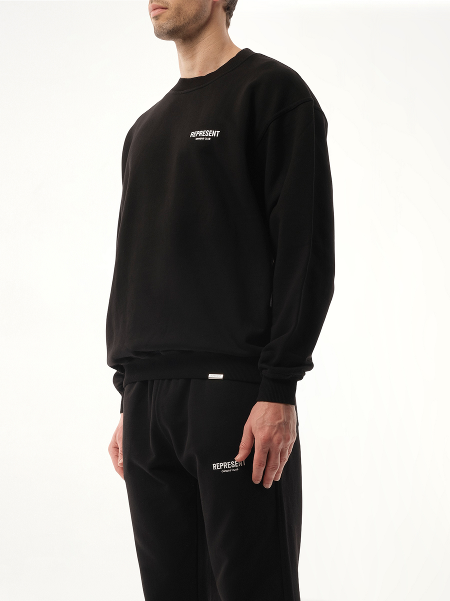 Represent Owners Club Sweatshirt in Black