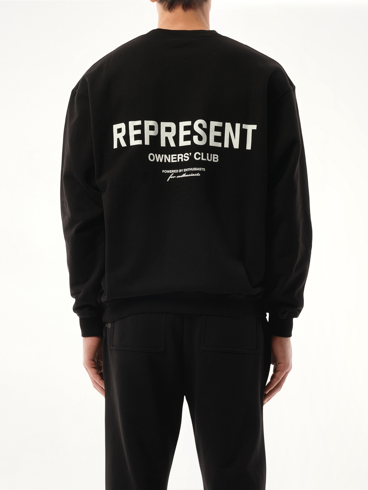 Represent Owners Club Sweatshirt in Black