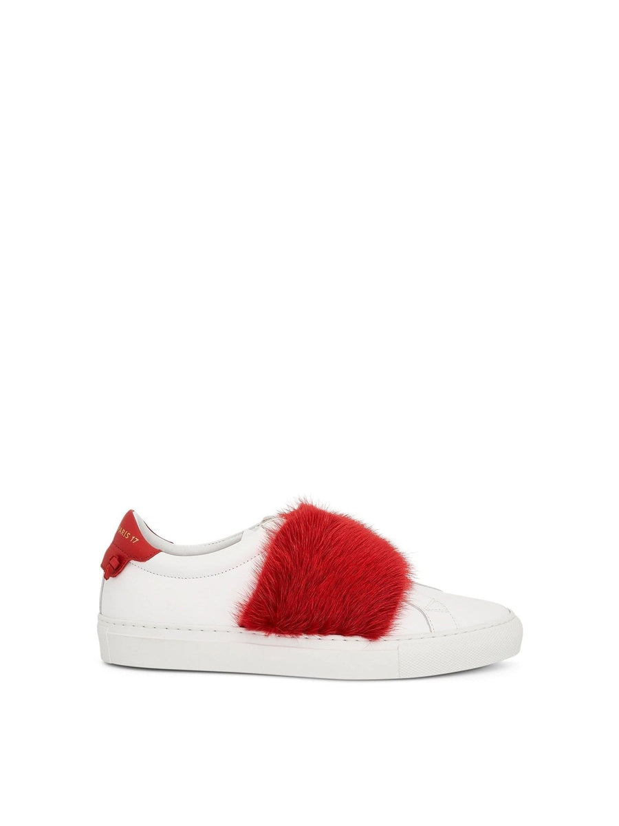 Urban Knot Elastic Sneaker in Red Side View | GIVENCHY