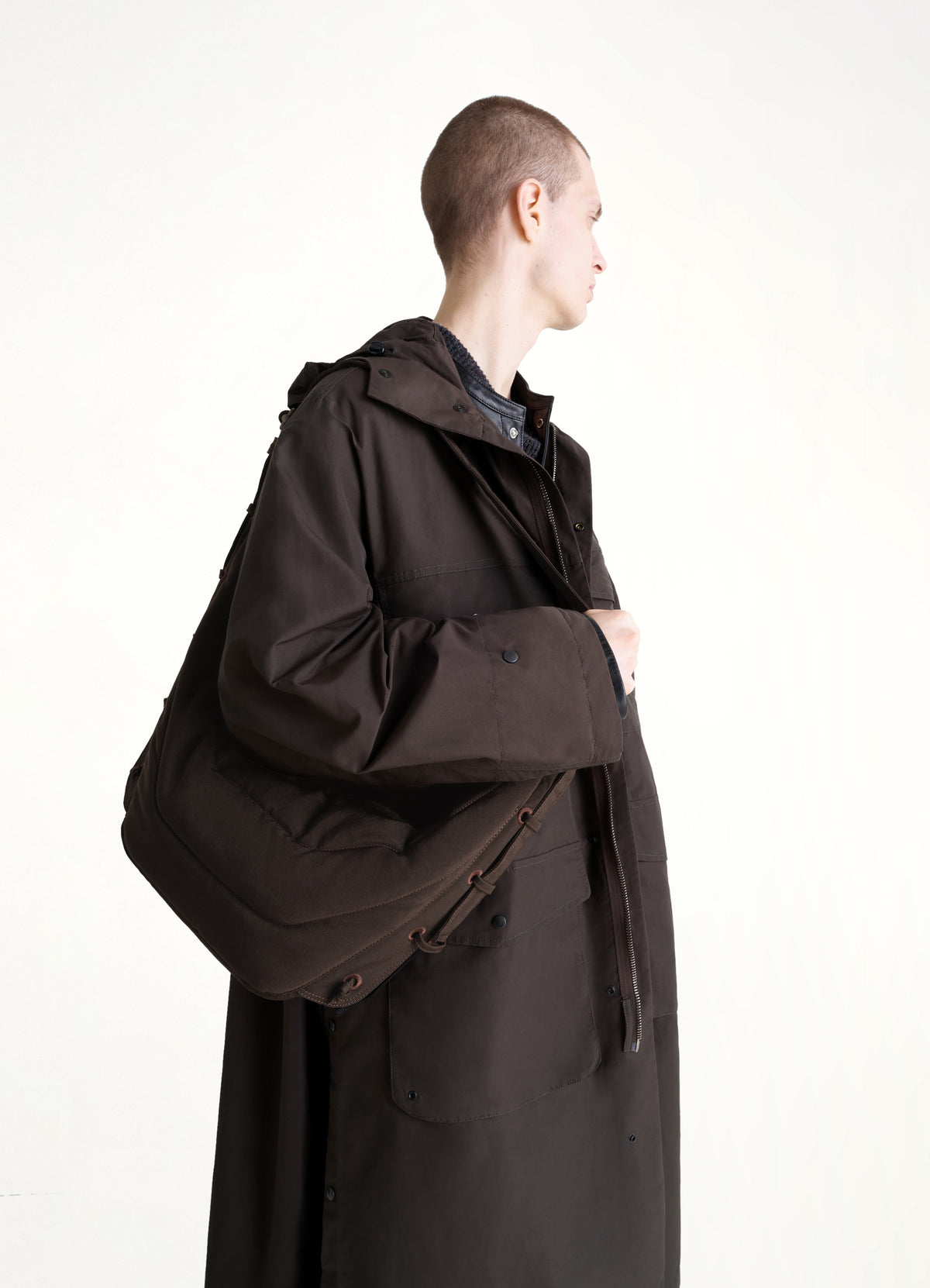 Medium Soft Game Bag in Dark Chocolate
