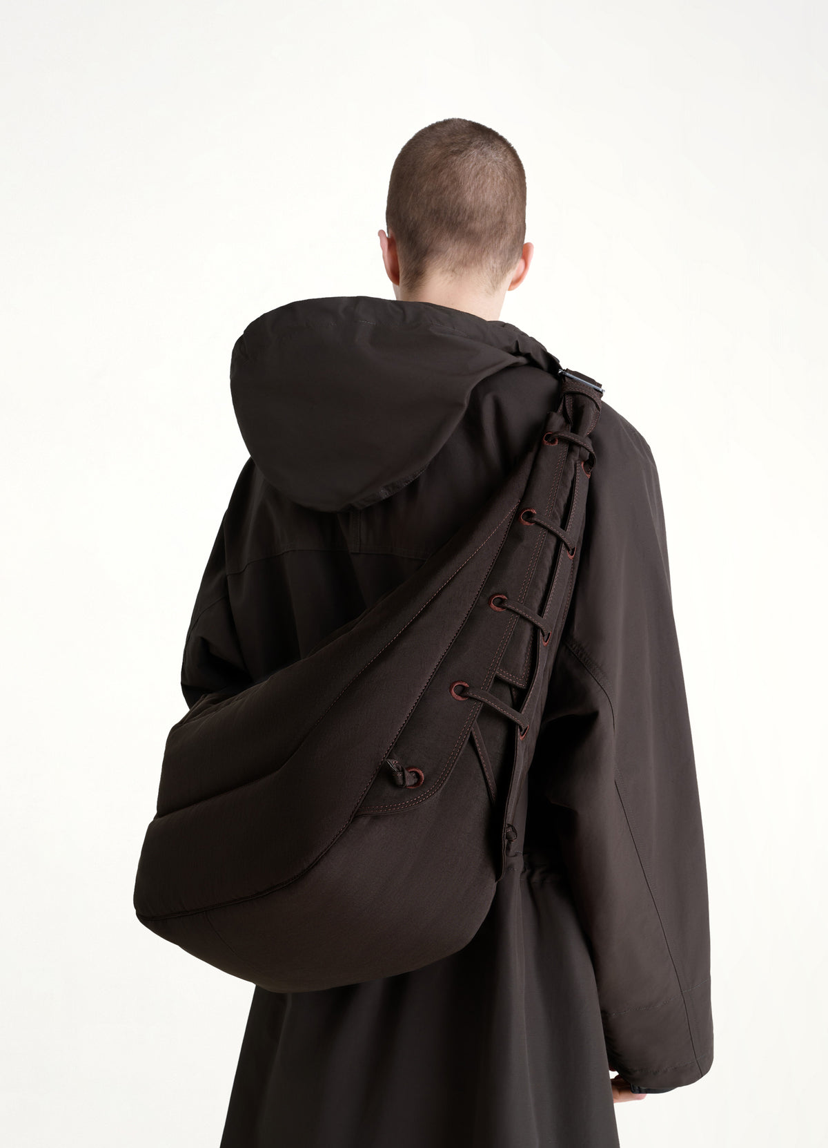 Large Soft Game Bag in Dark Chocolate