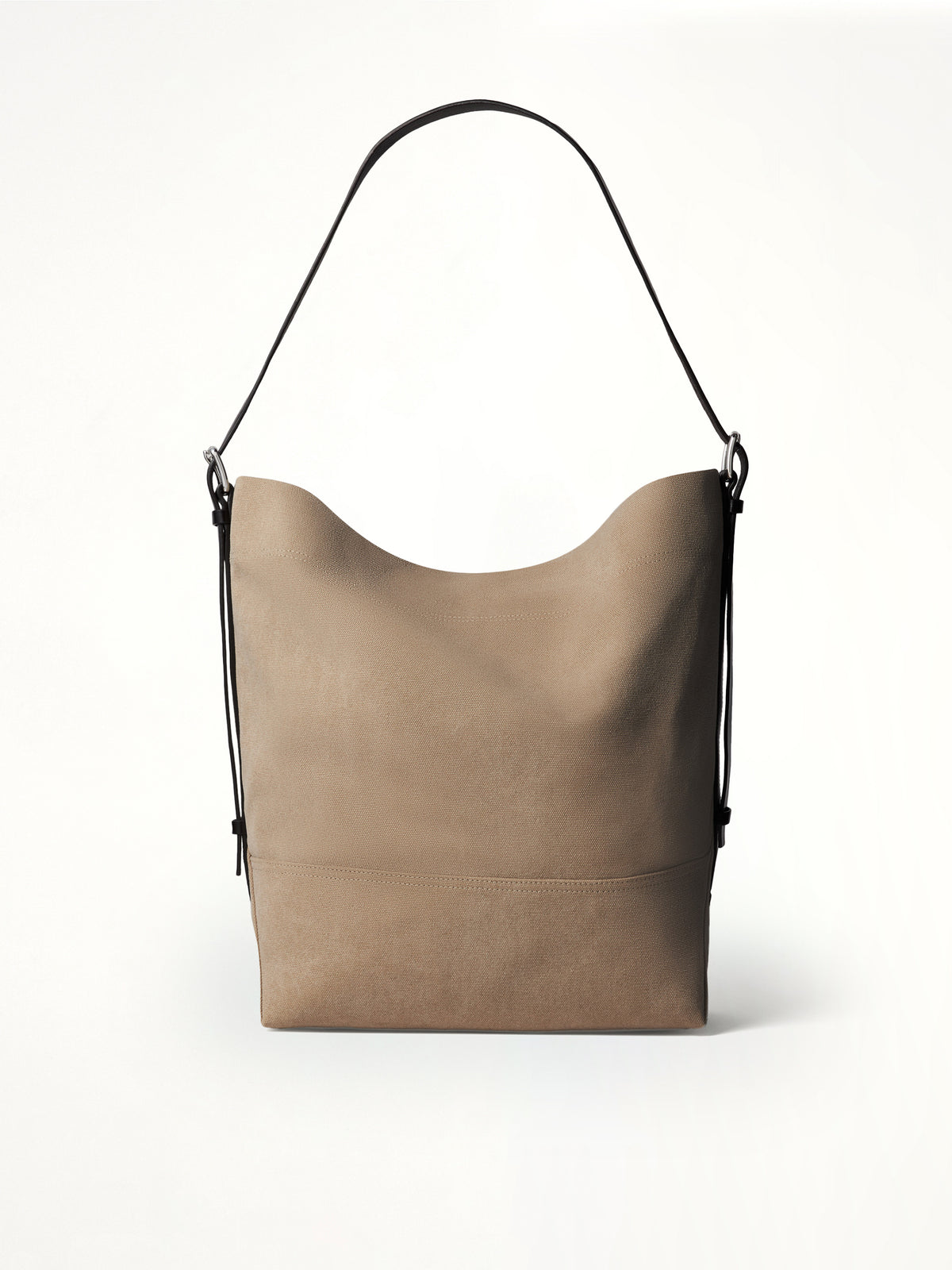 Belted Tote Bag in Sisal