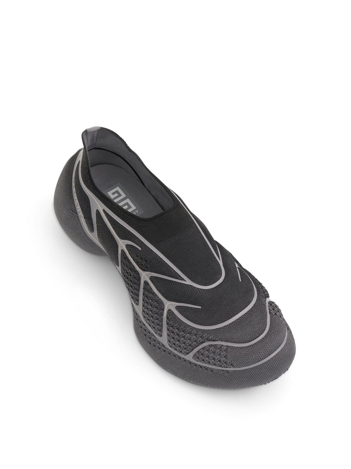 TK 360 Plus Sneakers in Black/Grey Top View | GIVENCHY