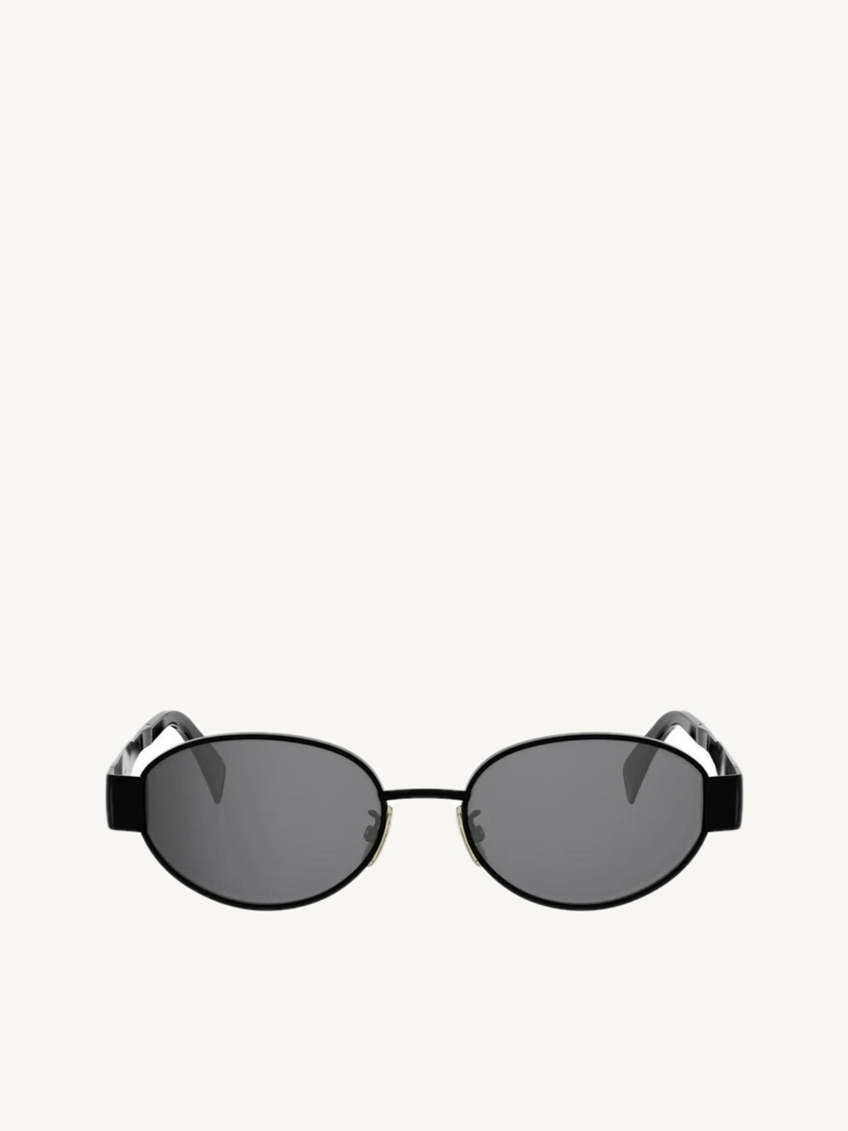 CL40235U Metal Sunglasses in Black/Gold