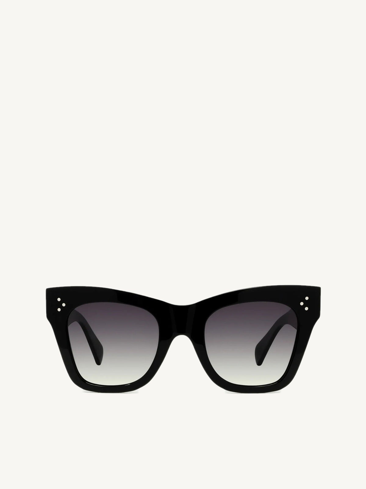 Celine CL4004IN 5001D Cat Eye Sunglasses with Smoke Polarised Lens in Black