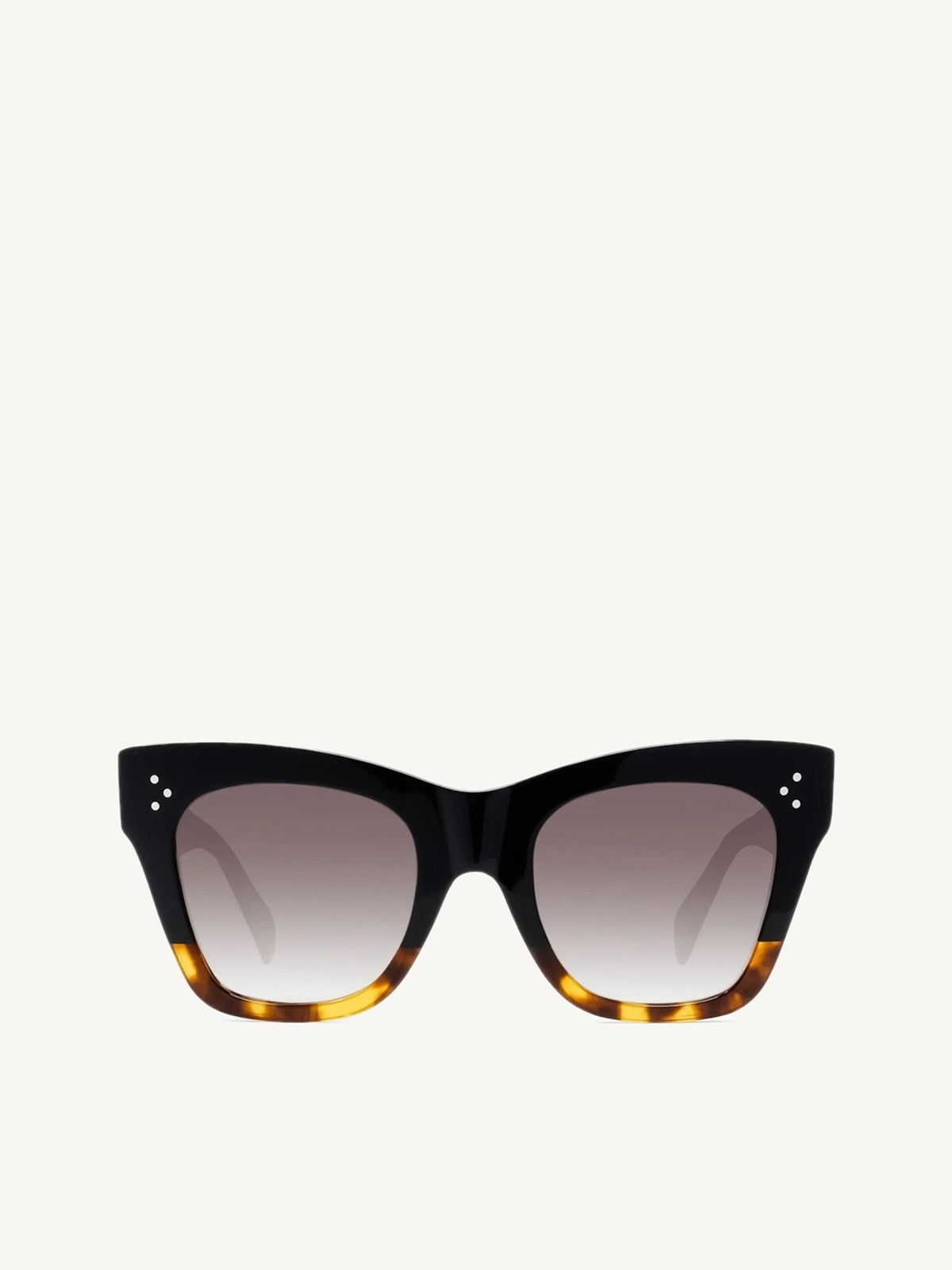 Celine CL4004IN 5005K Cat Eye Sunglasses with Gradient Roviex Lens in Havana