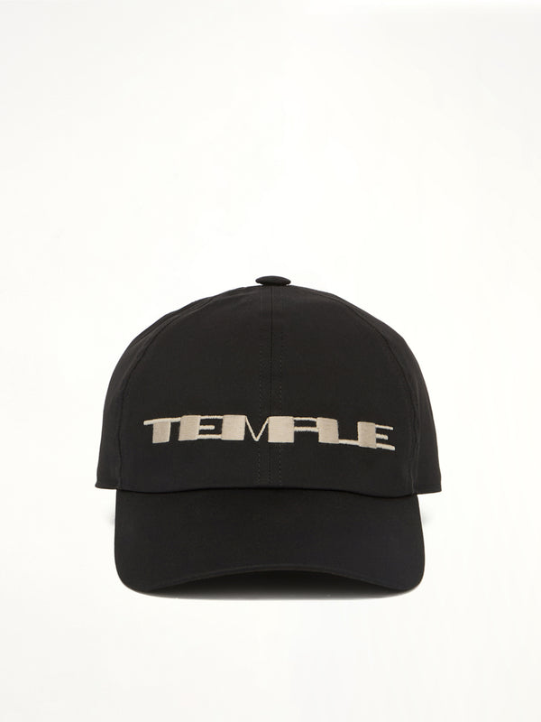 Temple Cap in Black/Pearl