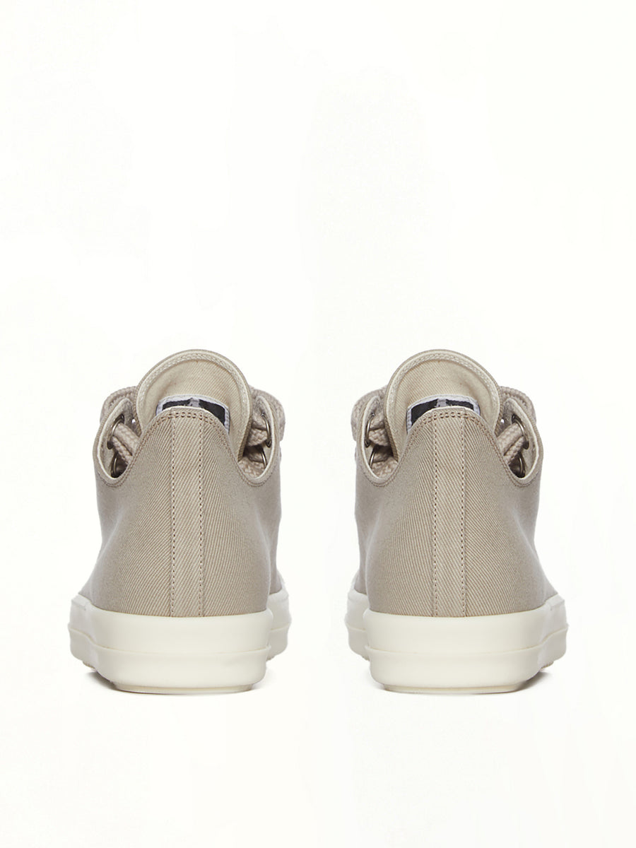 Jumbolace Low Sneaks in Dirty Pearl/Milk | RICK OWENS DRKSHDW