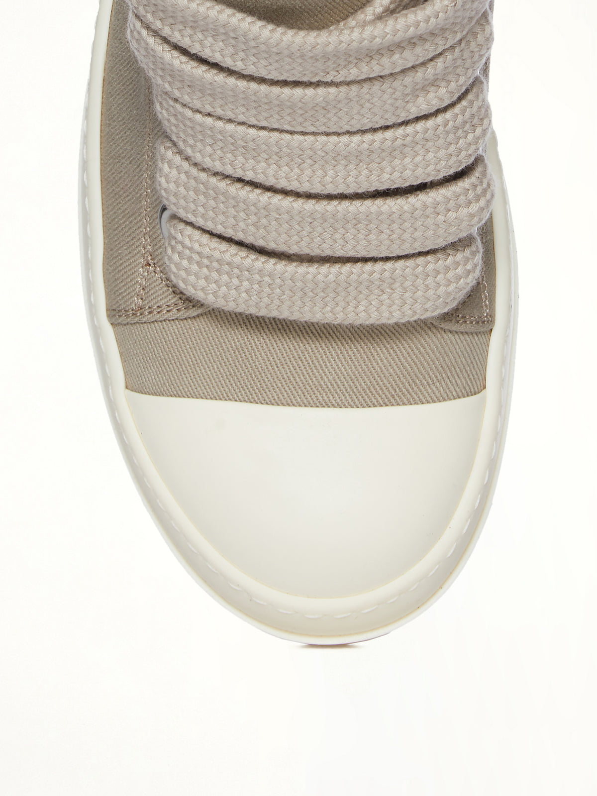 Jumbolace Low Sneaks in Dirty Pearl/Milk | RICK OWENS DRKSHDW