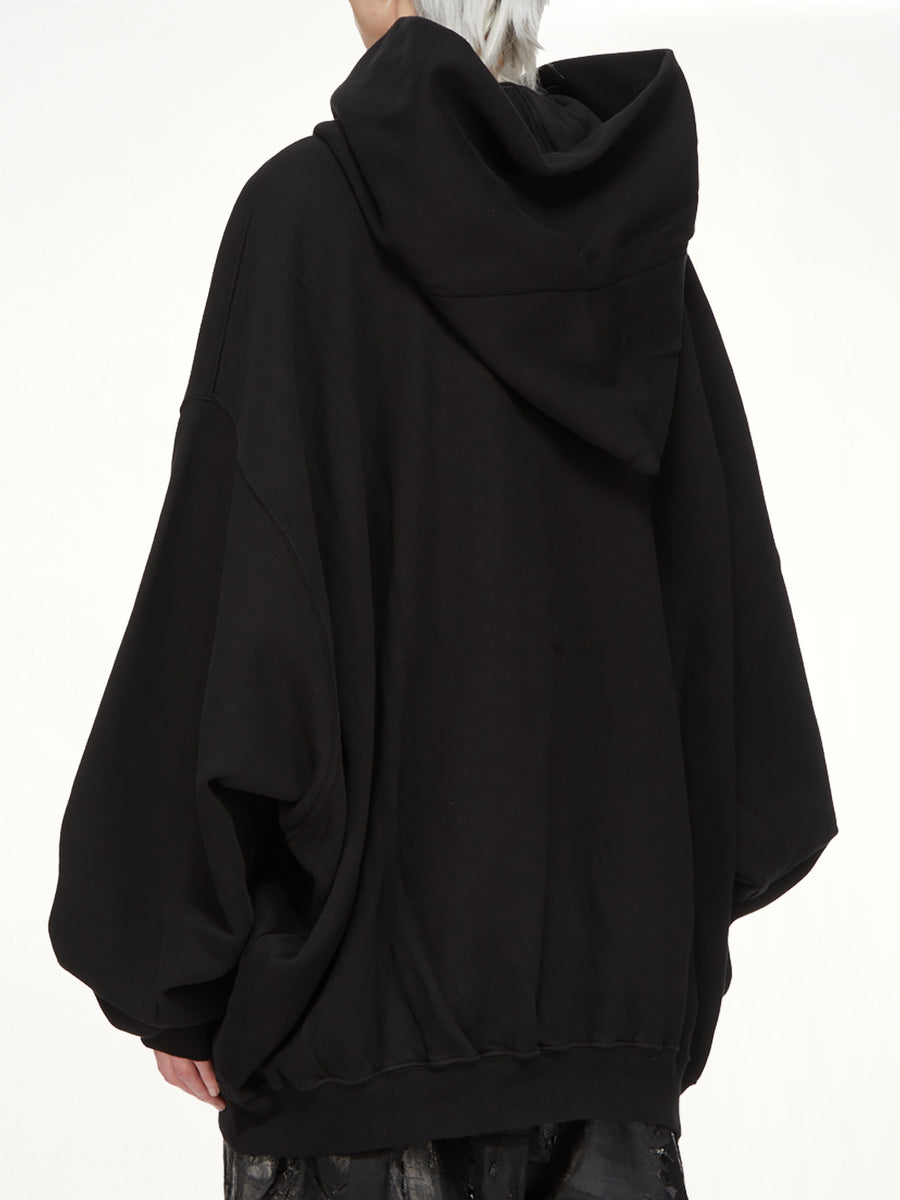 Mountain Hun Hoodie in Black