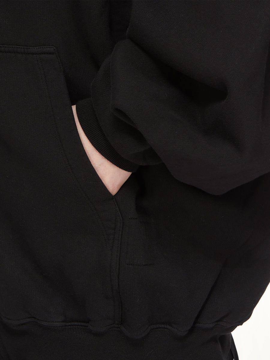 Mountain Hun Hoodie in Black