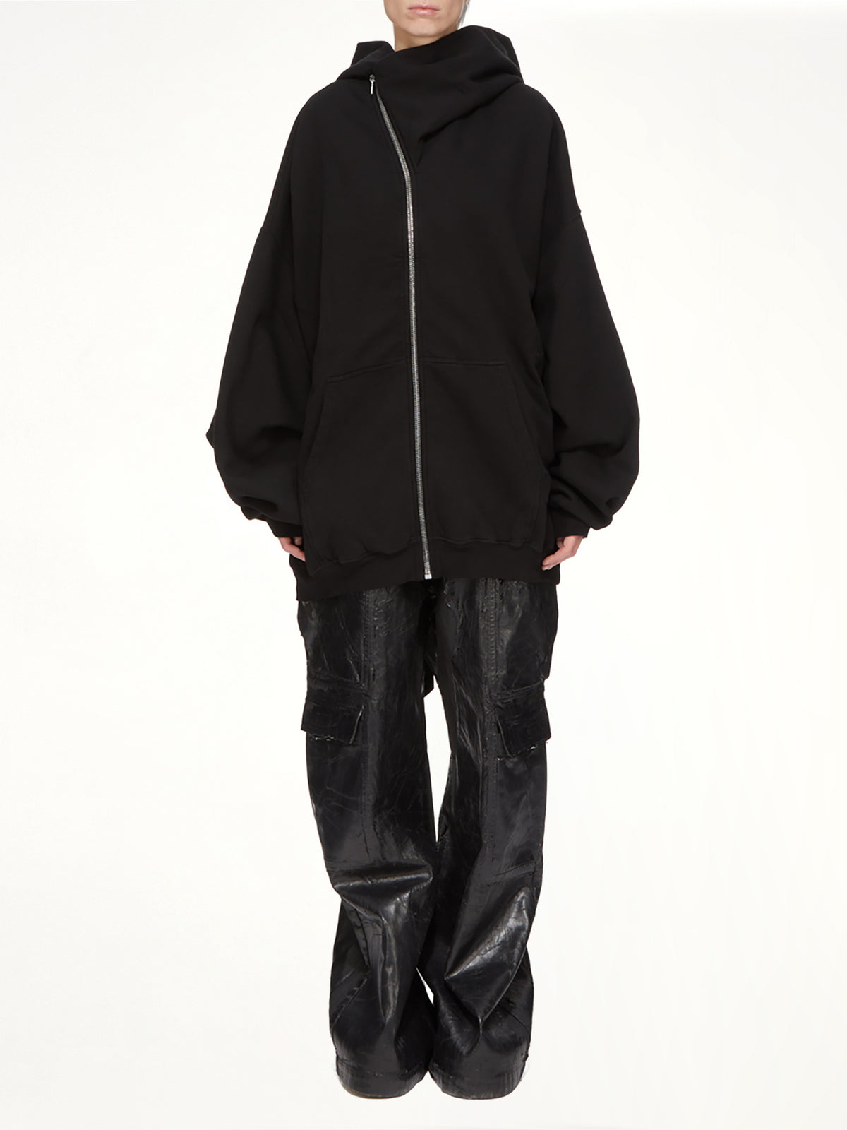 Mountain Hun Hoodie in Black