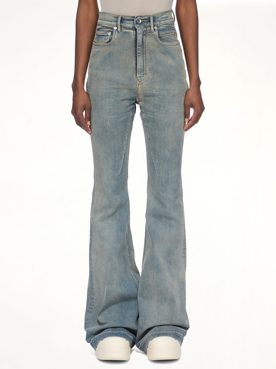 Stretch Denim Bolan Bootcut in Mineral Indigo