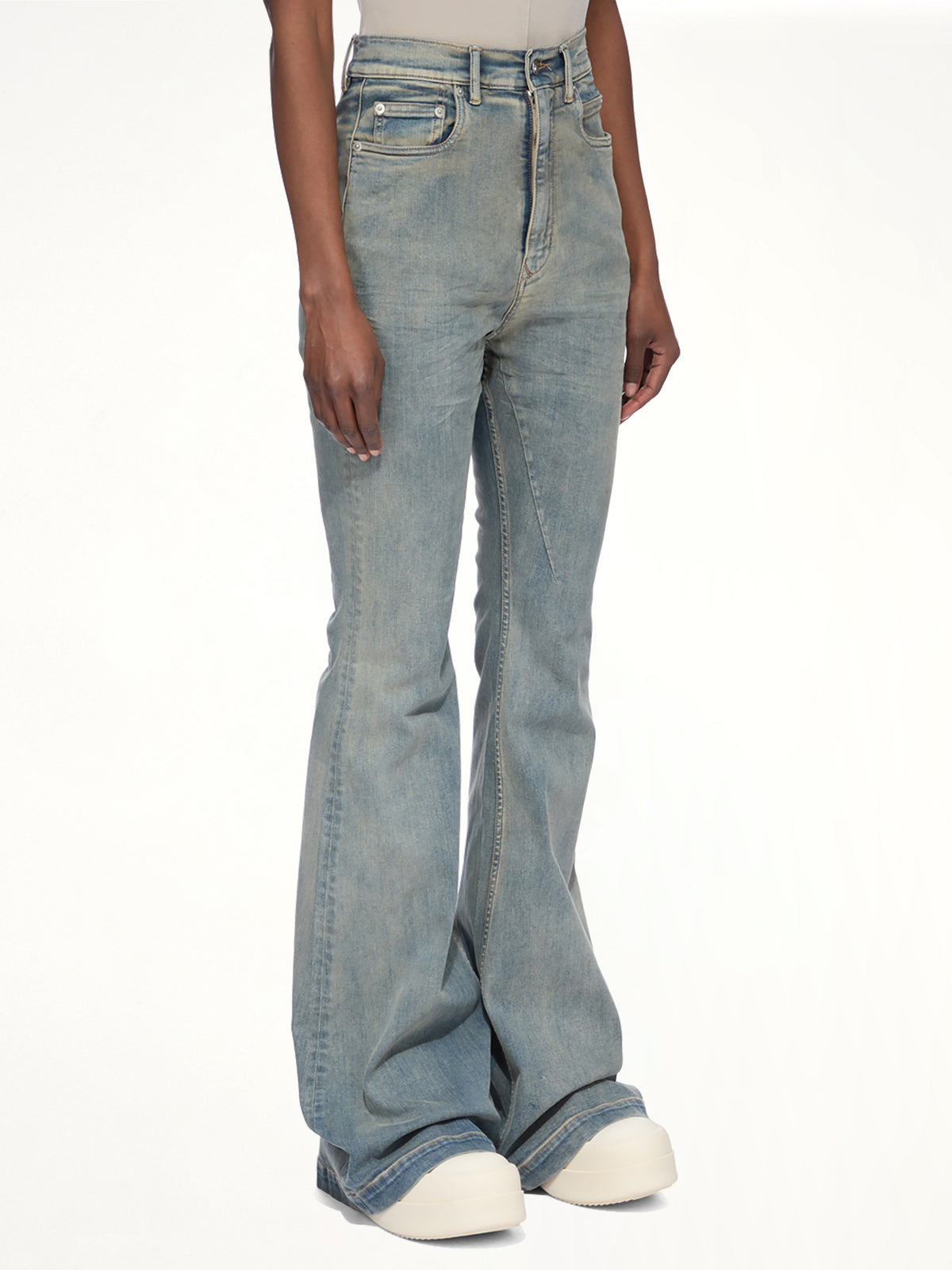 Stretch Denim Bolan Bootcut in Mineral Indigo