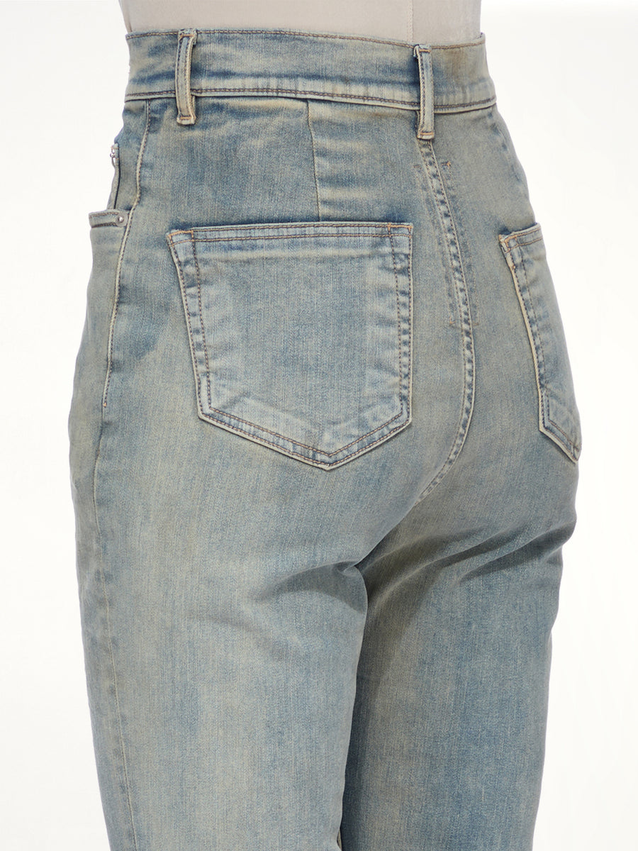 Stretch Denim Bolan Bootcut in Mineral Indigo