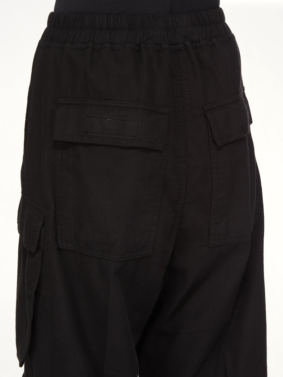 Flannel Double Cargo Jumbo Belas in Black