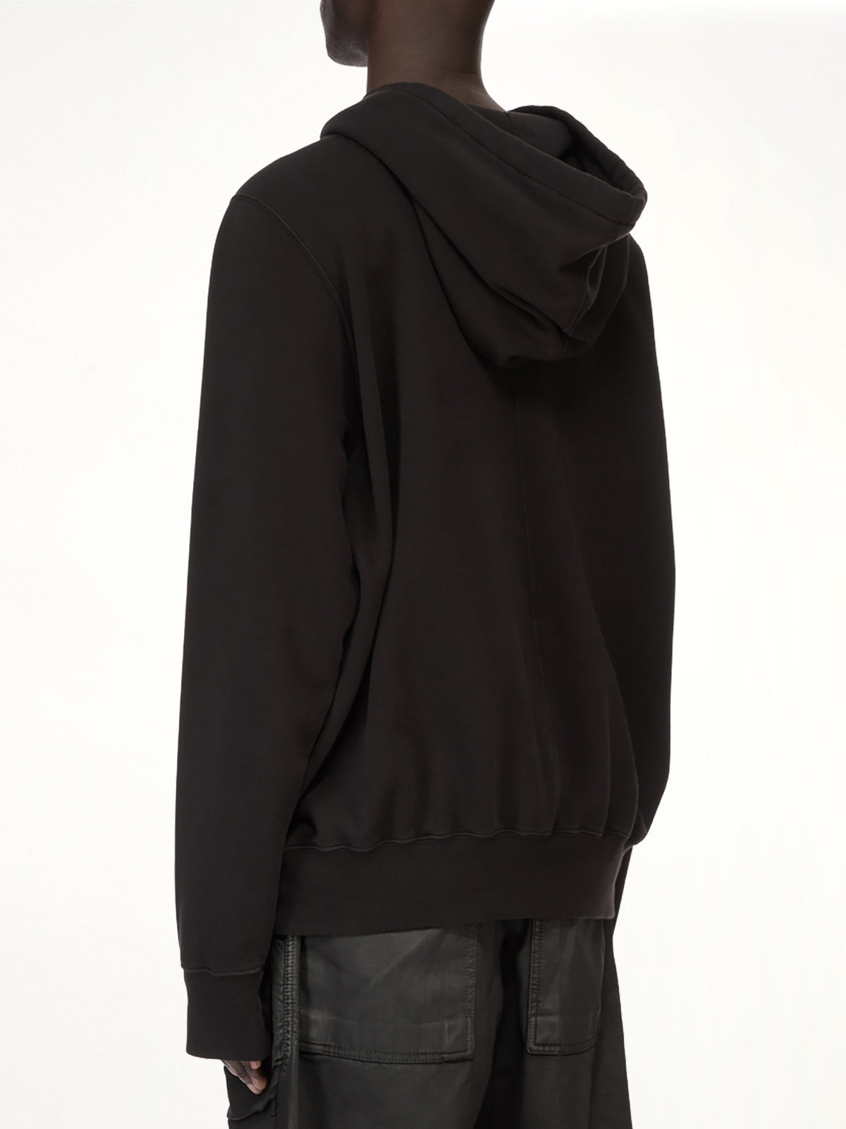 Statue Oversized Hoodie in Black/Milk