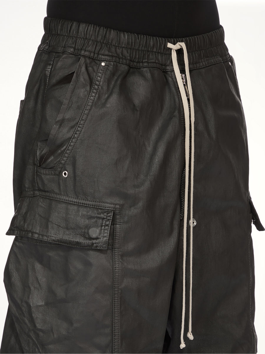 Denim Cargobela Shorts in Black
