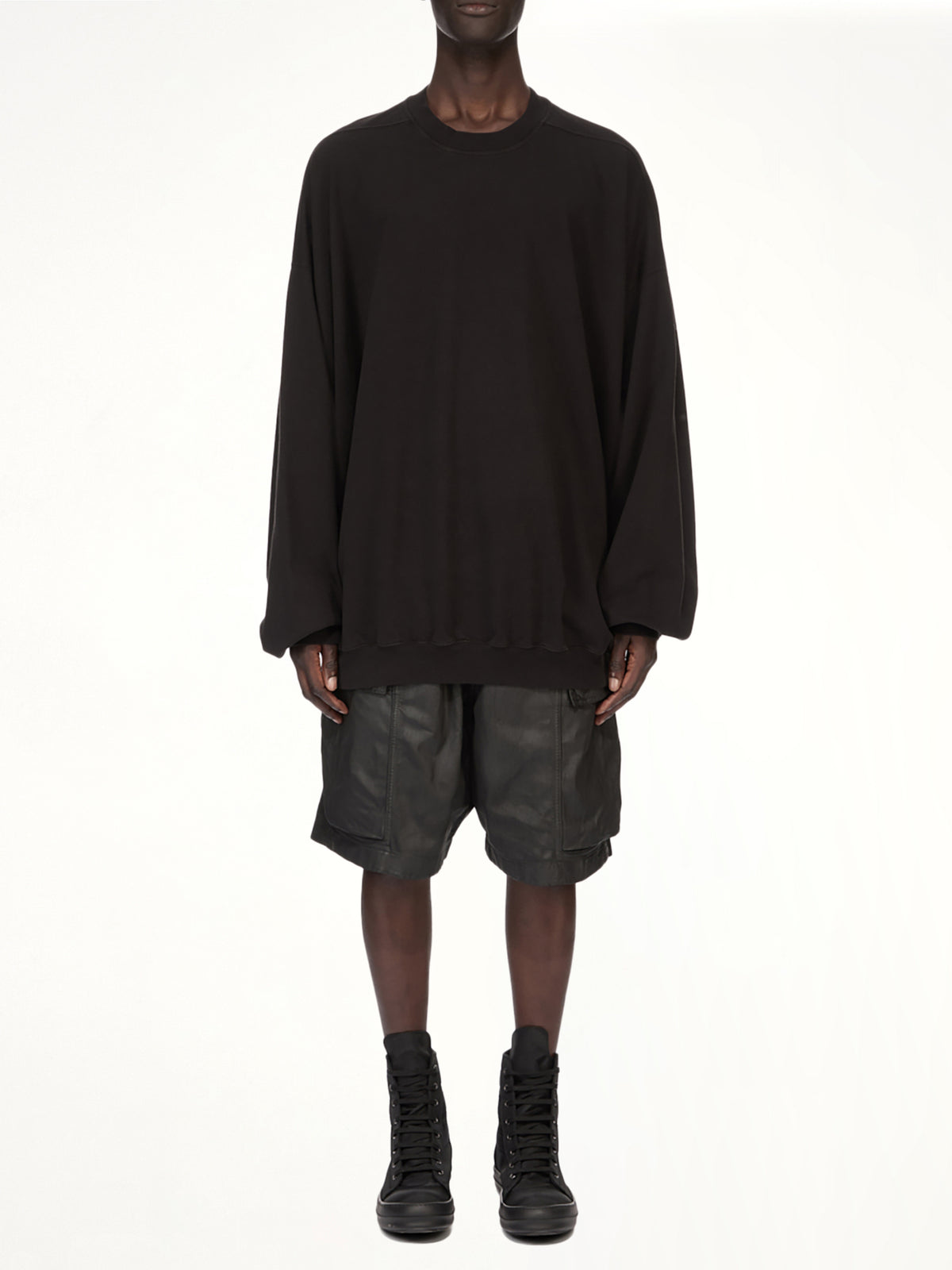 Denim Cargobela Shorts in Black