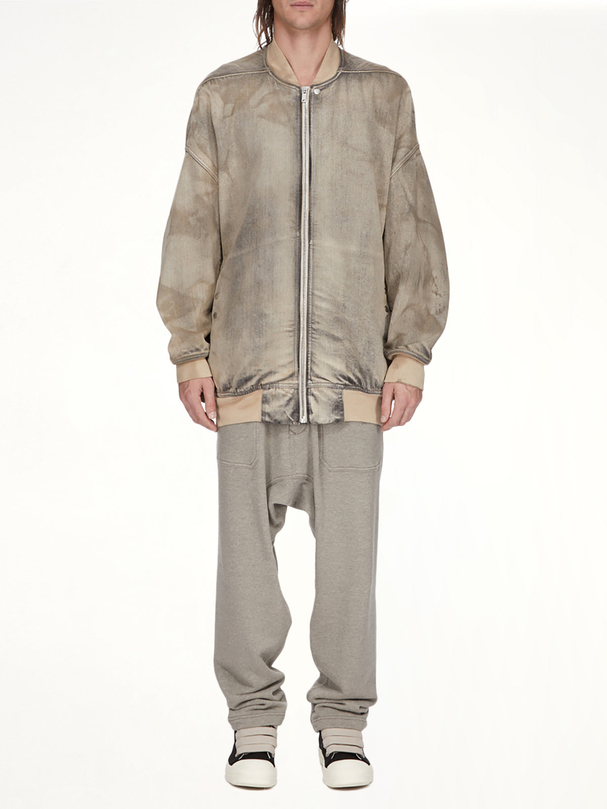 Classic Cargo Drawstring in Grey Melange