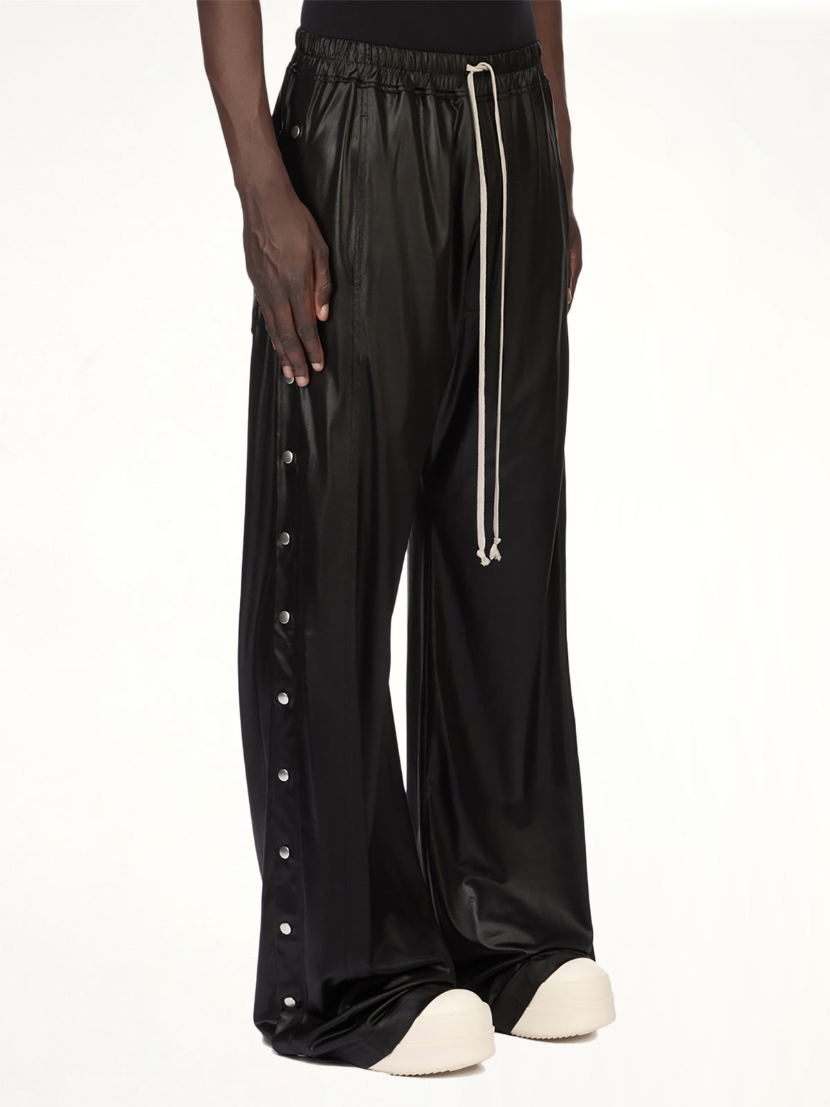 Wide Pusher Pants in Black