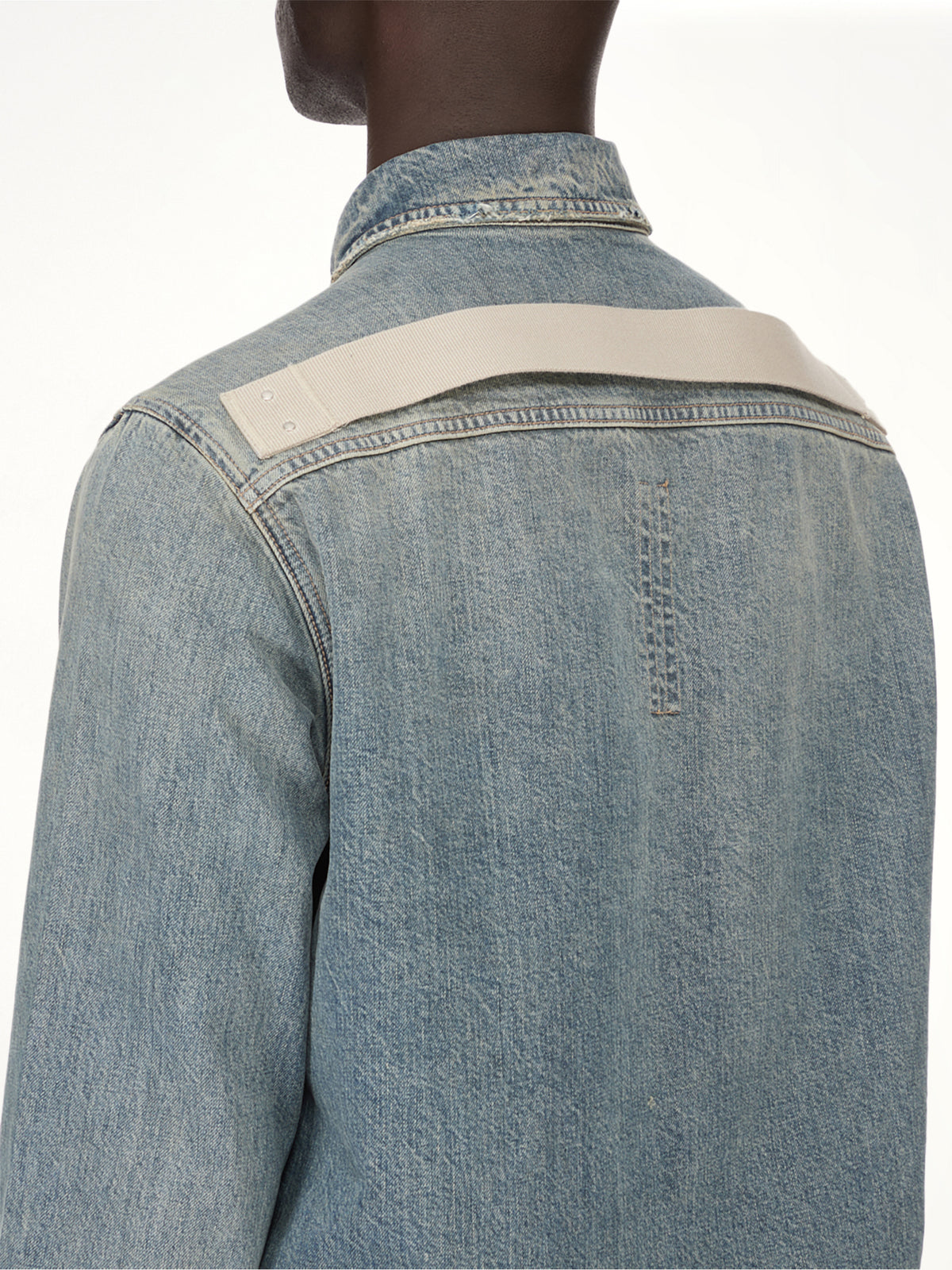 Denim Outershirt in Washed Indigo