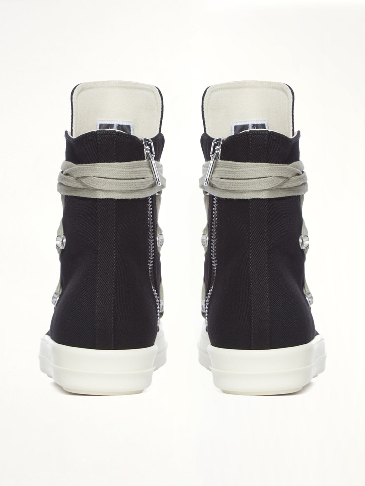 Megalace Sneaks in Black/Milk | RICK OWENS DRKSHDW