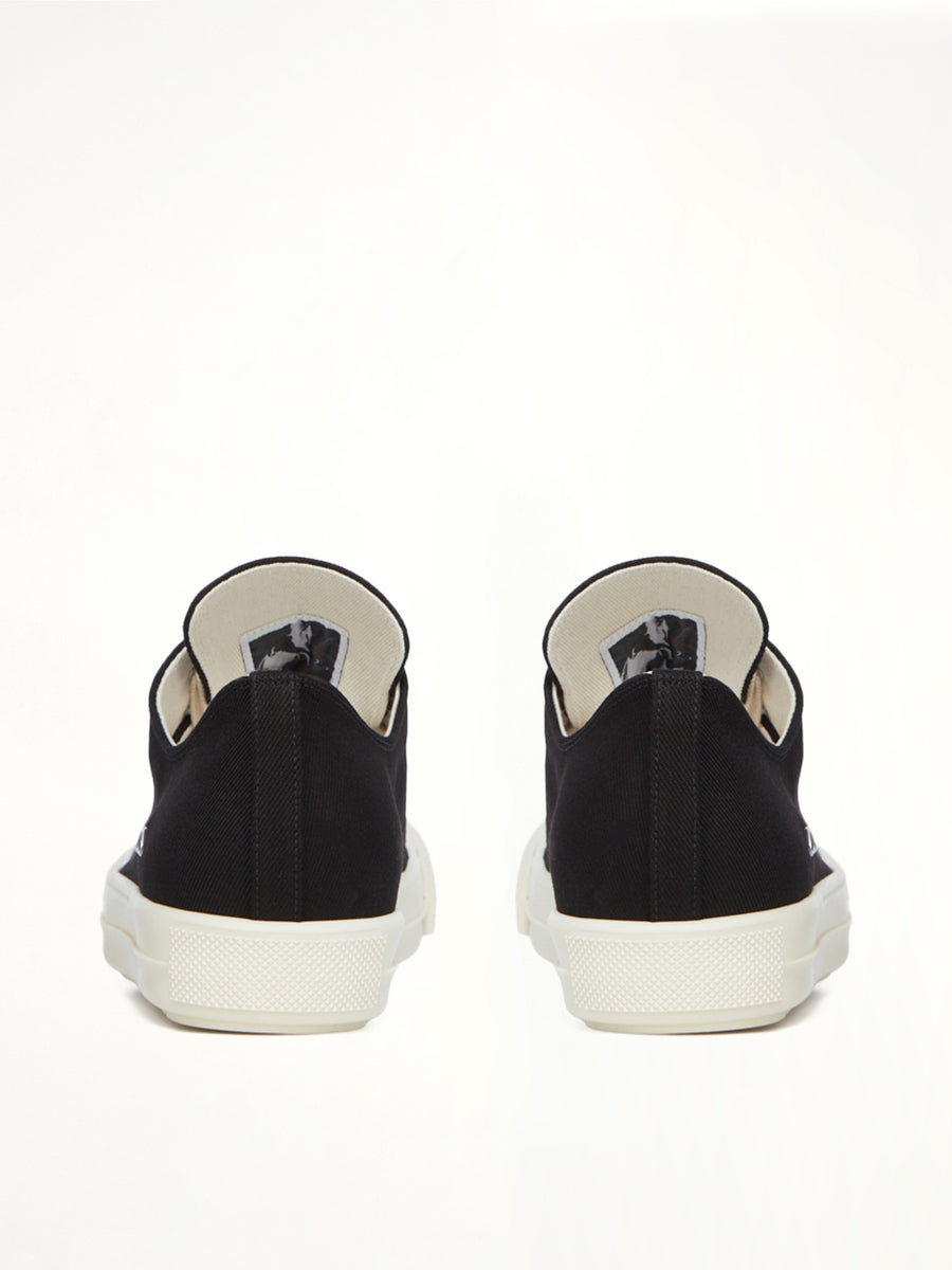Extreme Low Sneaks in Black/Milk | RICK OWENS DRKSHDW