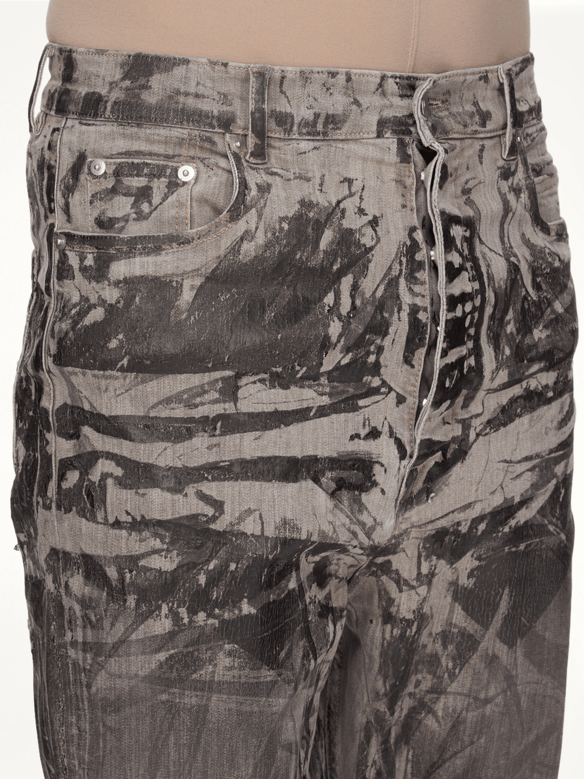 Bolan Bootcut Washed Foil in Black