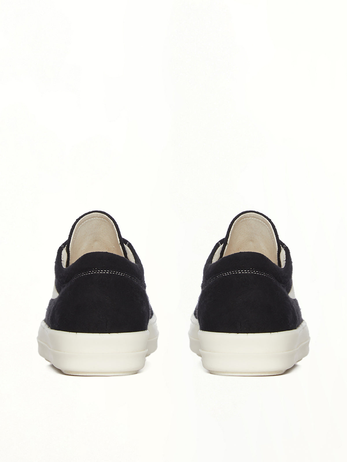 Vintage Sneaks in Black/Milk/Milk | RICK OWENS DRKSHDW