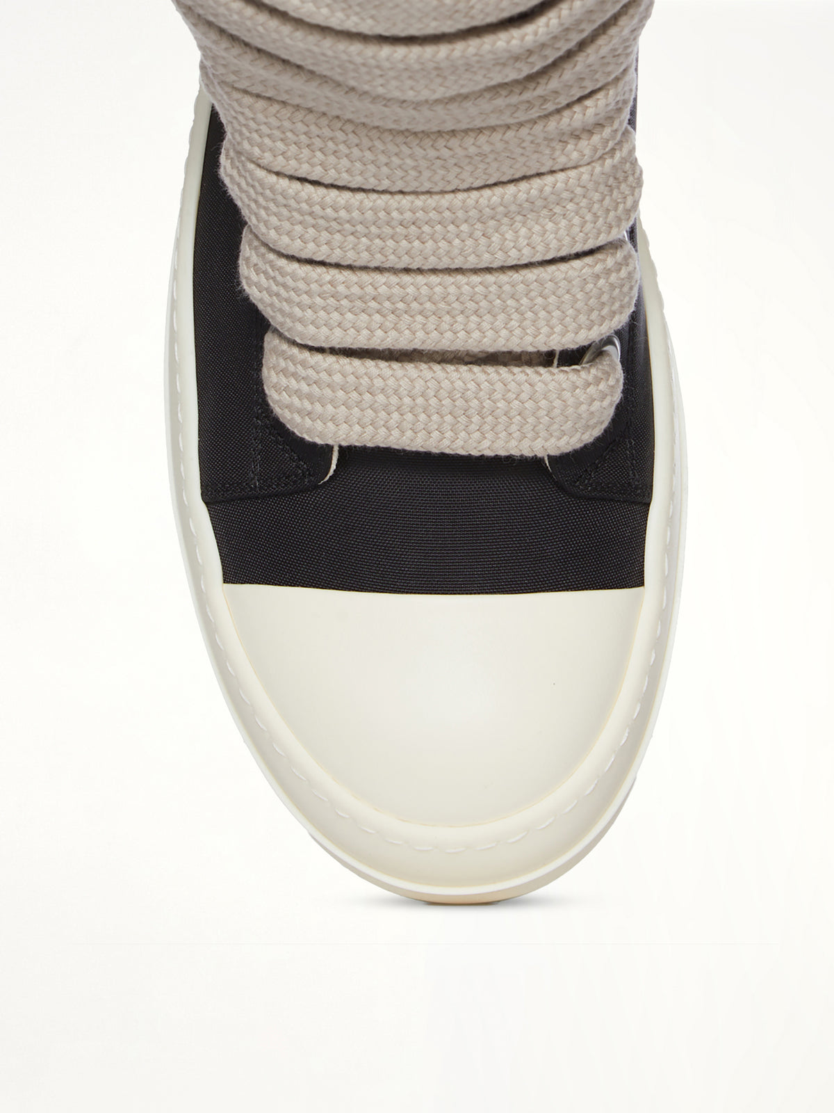 Jumbolace Sneaks in Black/Milk/Milk | RICK OWENS DRKSHDW