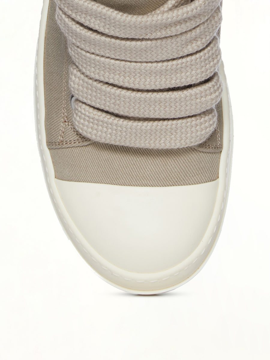 Jumbolace Low Sneaks in Dirty Pearl/Milk/Milk | RICK OWENS DRKSHDW