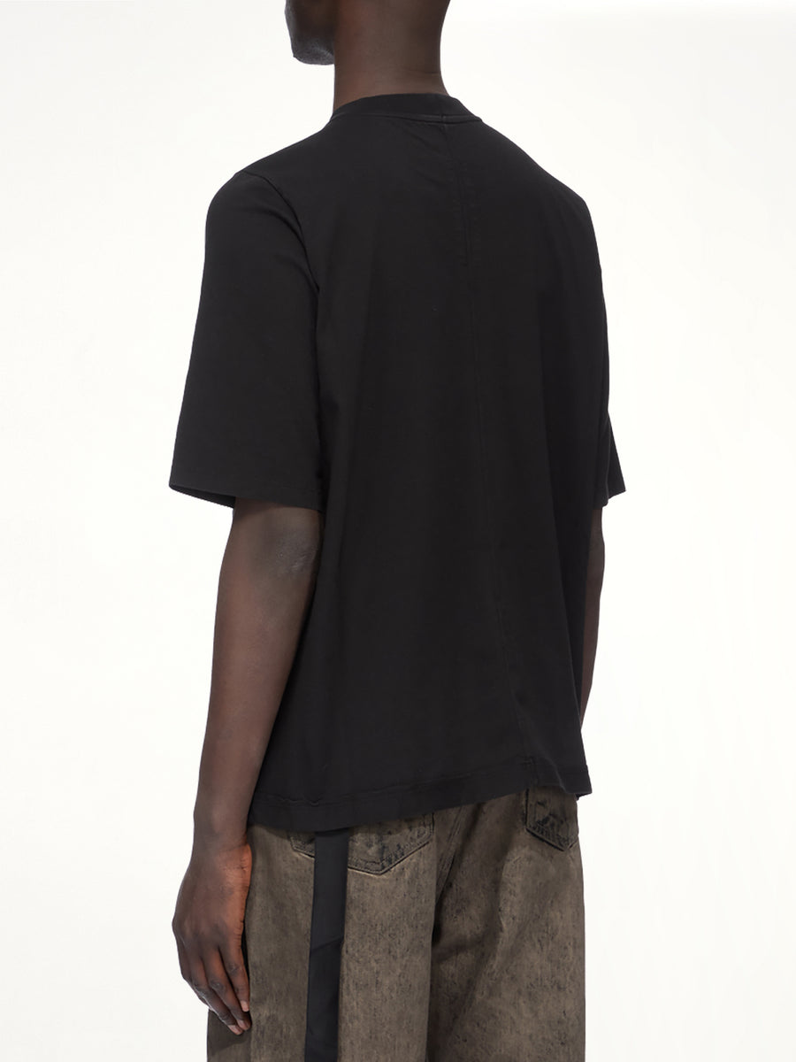 Cotton Jersey Walrus T-Shirt in Black