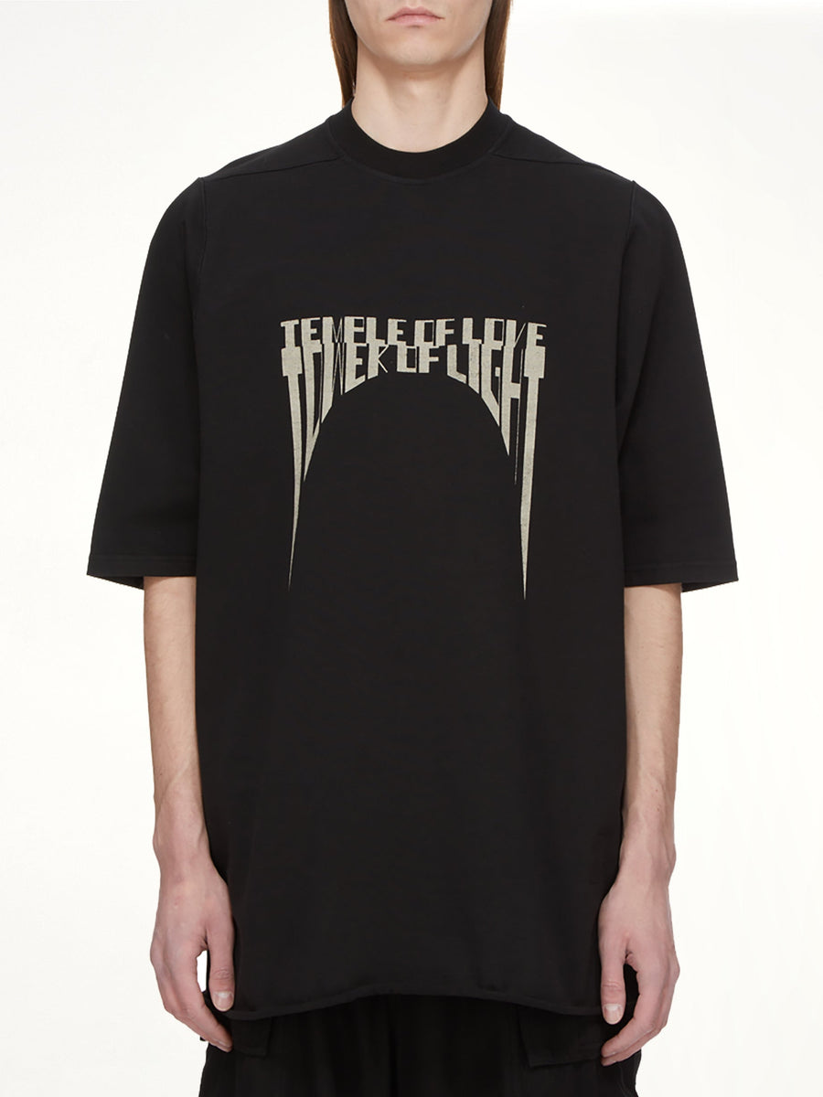 Tower of Light Jumbo SS T-Shirt in Black/Pearl