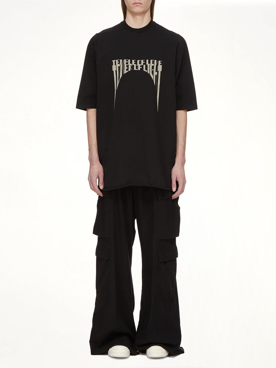Tower of Light Jumbo SS T-Shirt in Black/Pearl