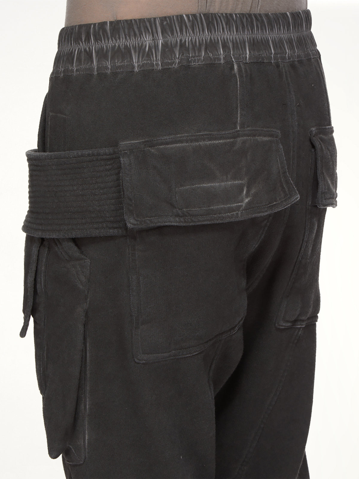 Creatch Cargo Drawstring in Faded Black