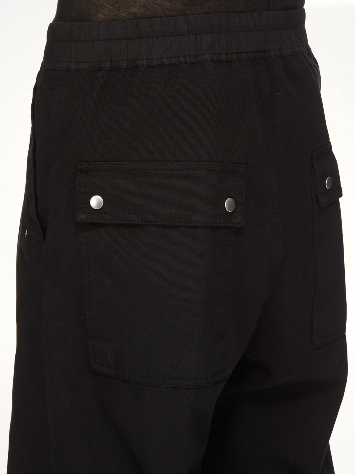 Cotton Canvas Geth Belas in Black