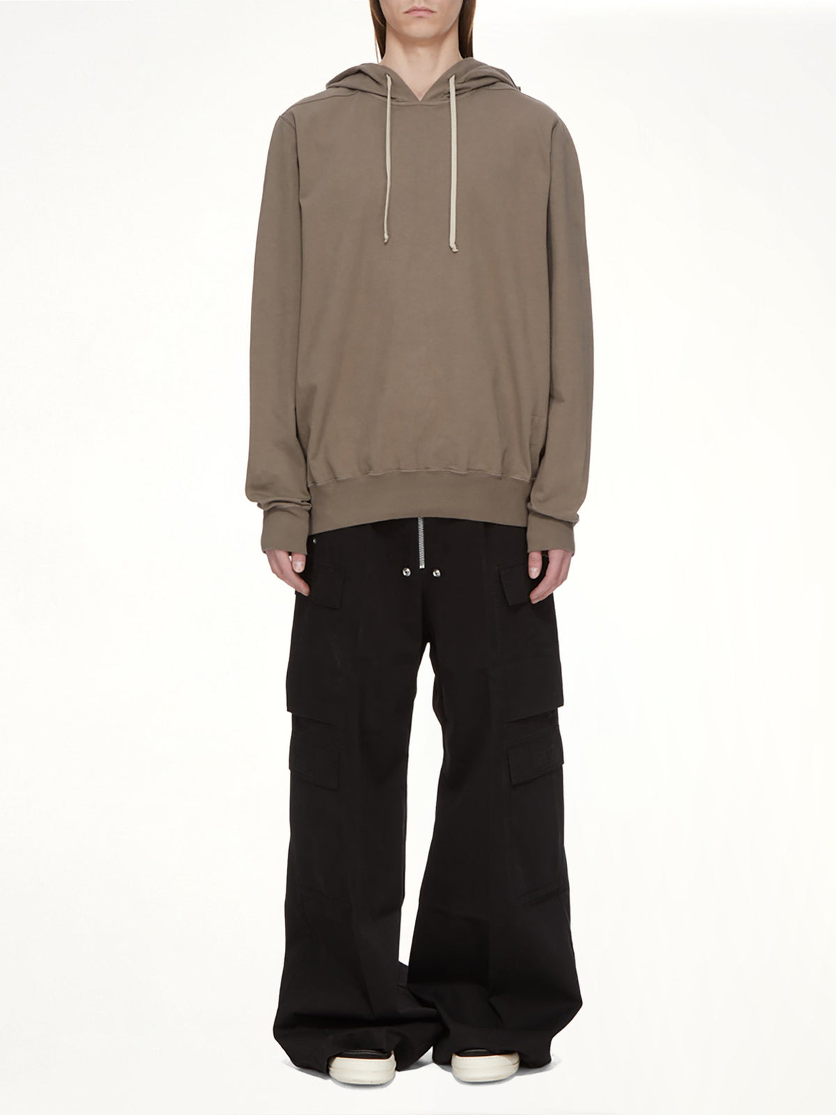 Cotton Twill Double Cargo Jumbo Belas in Black