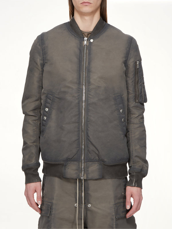 Nylon Classic Flight Jacket in Dark Dust
