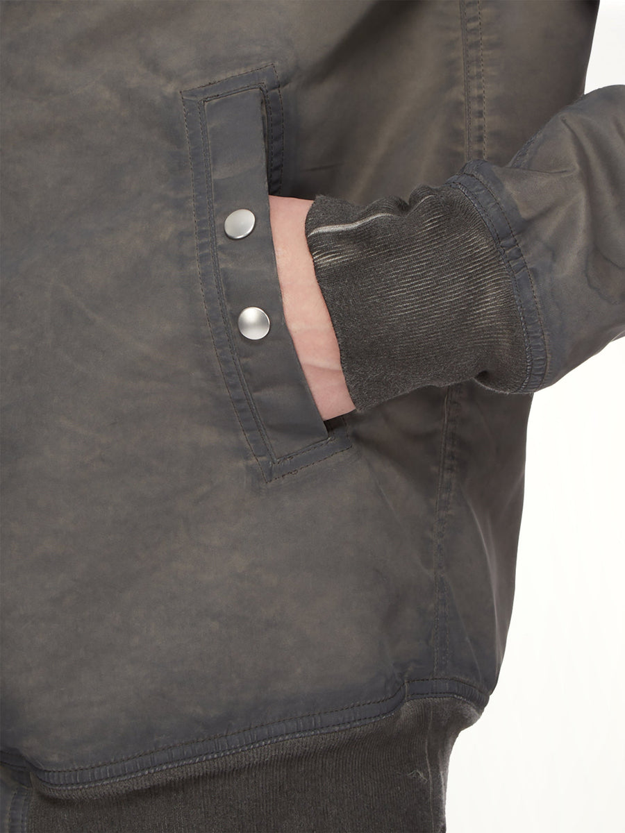 Nylon Classic Flight Jacket in Dark Dust