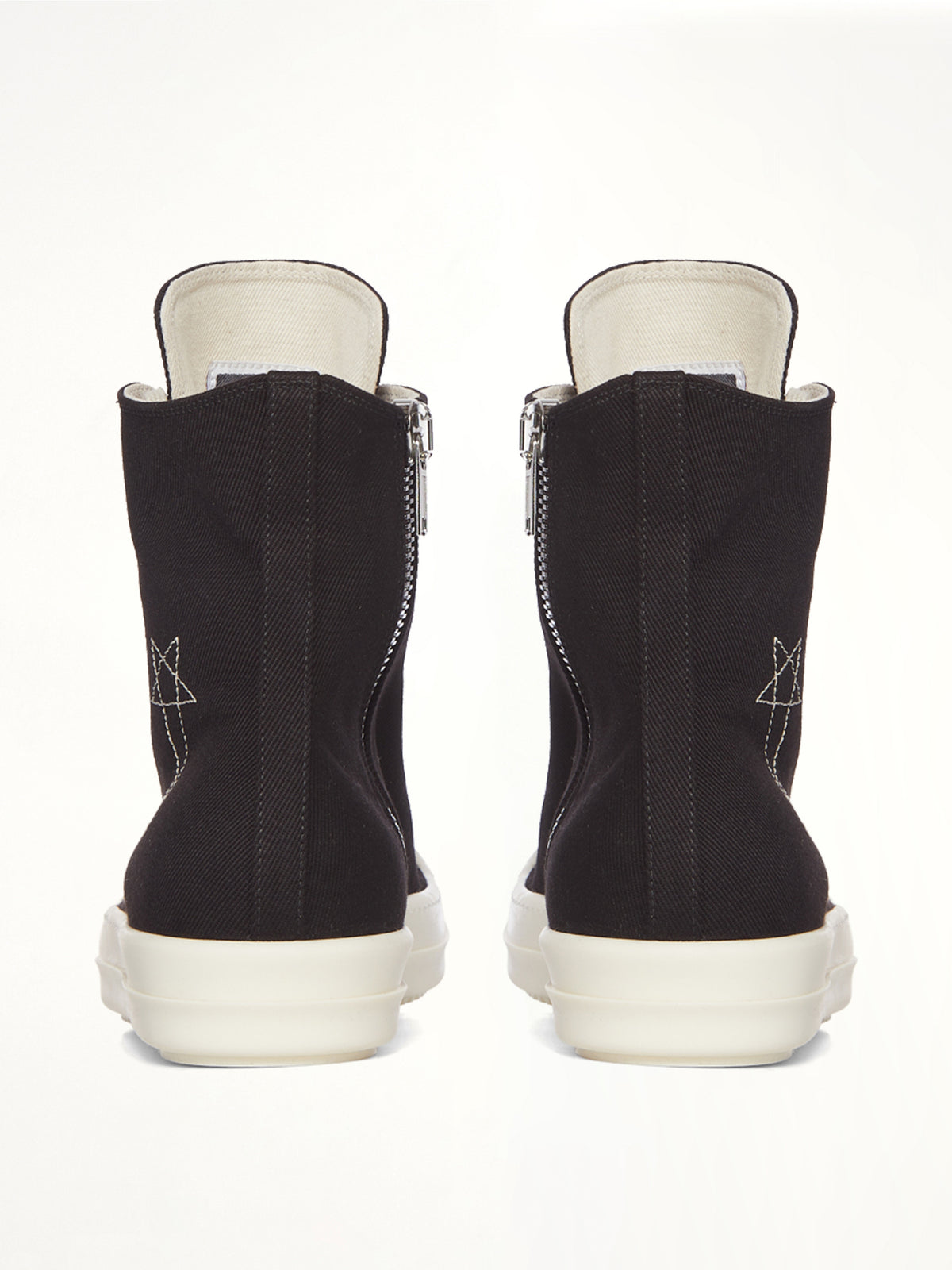 Denim Pentagram Sneaks in Black/Pearl/Milk