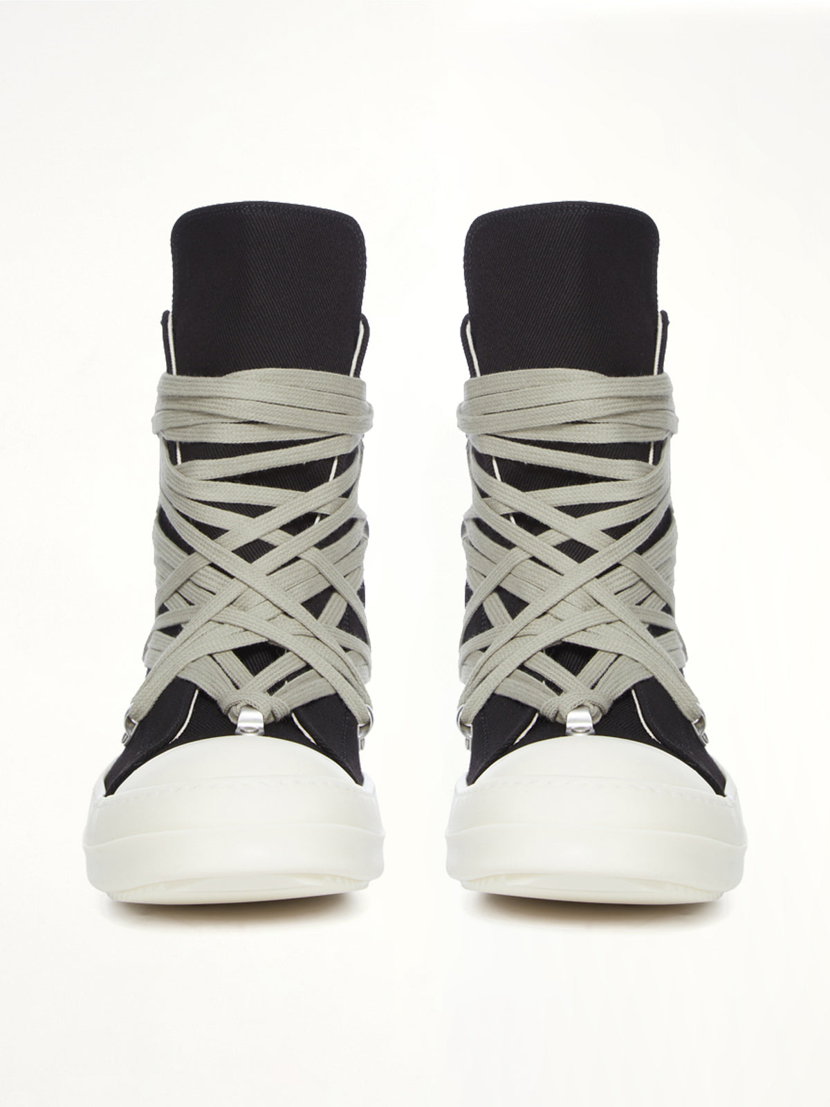 Denim Megalace Sneaks in Black