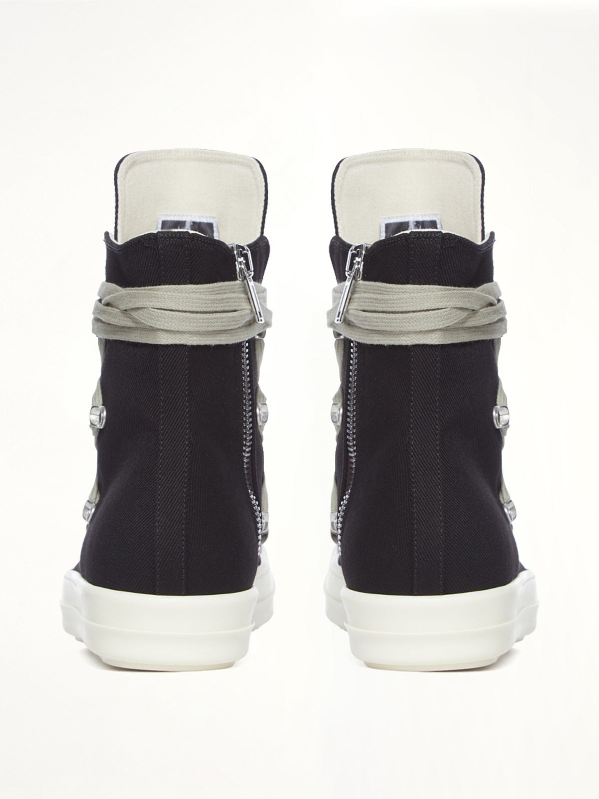 Denim Megalace Sneaks in Black