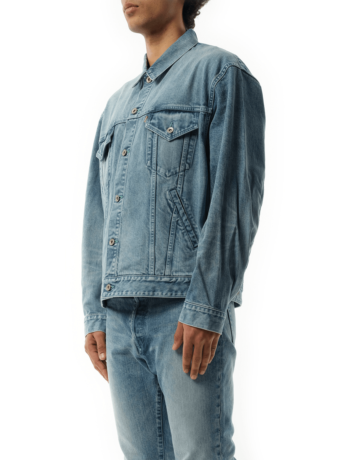 Care Denim Jacket in Indigo