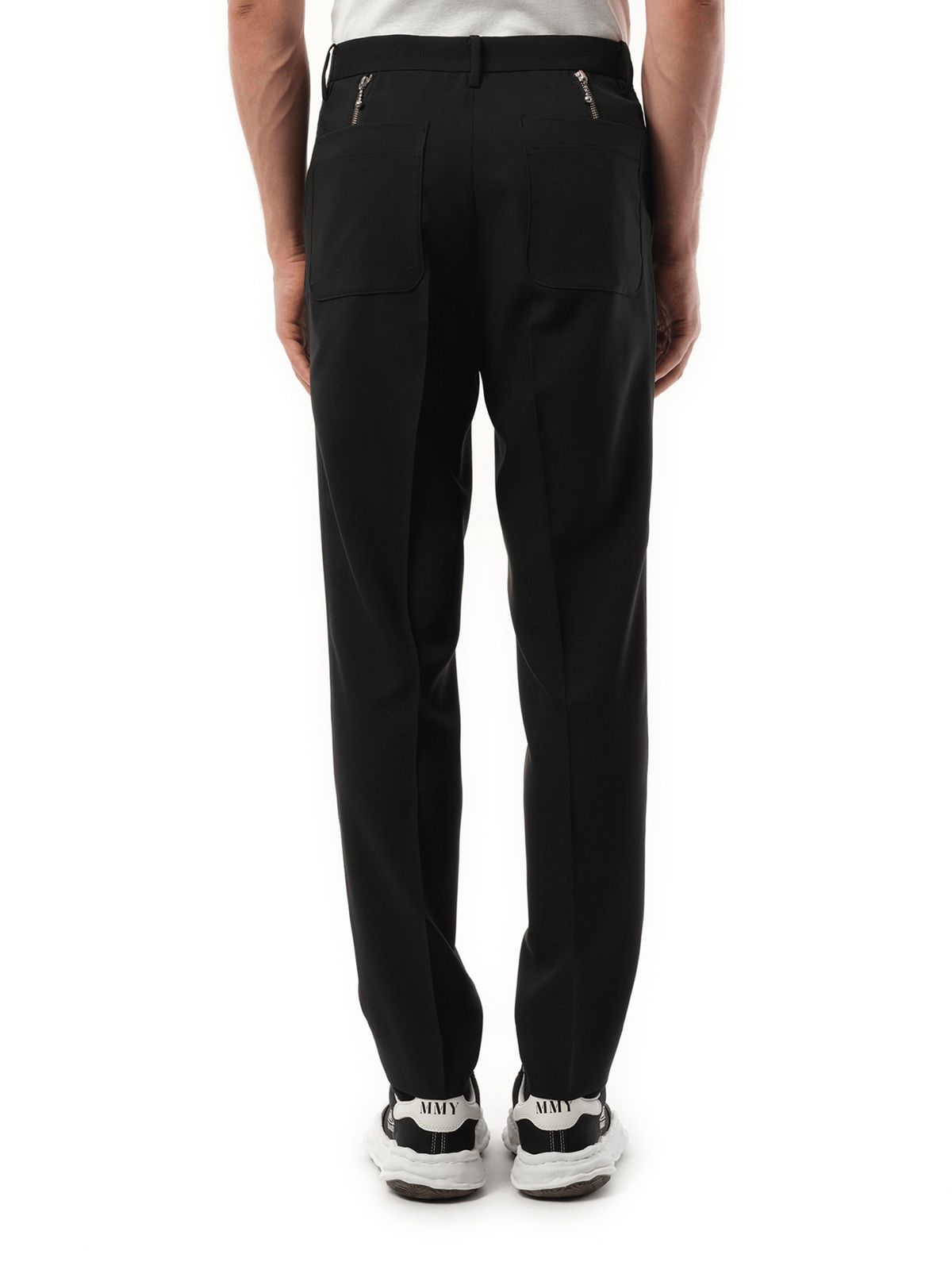 Undercover Zip Detail Casual Pants in Black