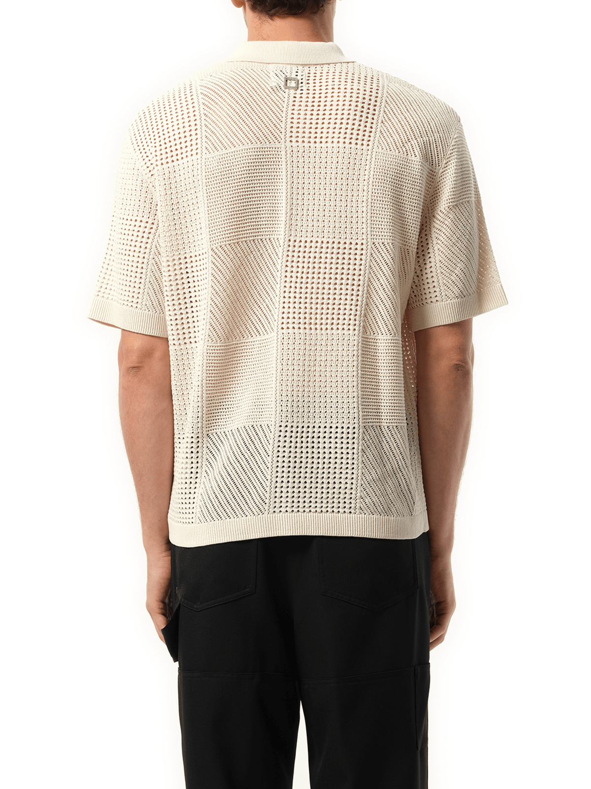 Wooyoungmi Crochet Shirt in Ivory