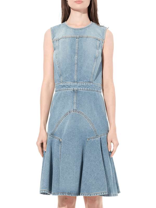 Abito Denim Dress in Blue